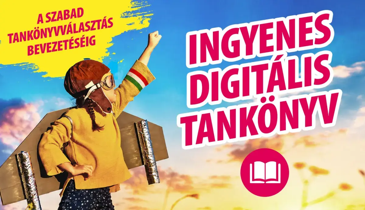Szabad tankönyvválasztásig ingyenes digitális tankönyvhozzáférés