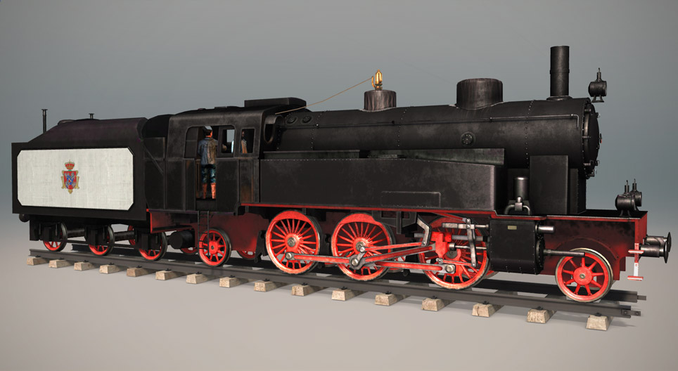 BR Standard Class 3 2-6-2T gőzmozdony