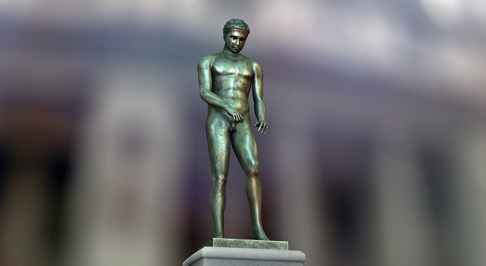 Apoxiomenosz szobra