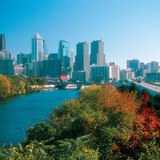 Felhőkarcolók Philadelphia belvárosában