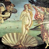 Sandro Botticelli: Vénusz születése (1485, reneszánsz)