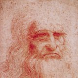 Leonardo: Önarckép (1512 körül, reneszánsz)