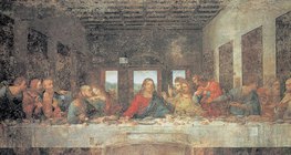 Leonardo: Az utolsó vacsora (1495 körül, reneszánsz)