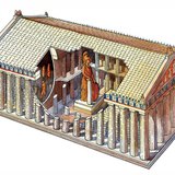 A Parthenón szerkezete (Athén, Kr. e. 5. sz.)