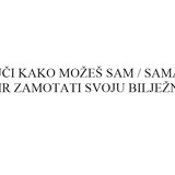 omot bilježnice