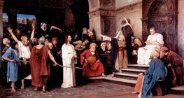 Munkácsy Mihály: Krisztus Pilátus előtt (1881)