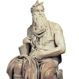 Michelangelo: Mózes (1513–1516, reneszánsz)