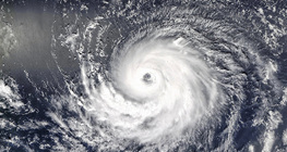 Hurrikán műholdképe