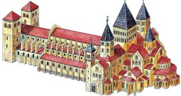 A clunyi apátság temploma (román)
