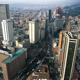 A kolumbiai főváros, Bogotá látképe