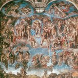 Michelangelo: Az utolsó ítélet (1534–1541, reneszánsz)