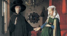 Jan van Eyck: Az Arnolfini házaspár (1434, reneszánsz)