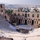 Herodes Atticus színházának romjai Athénban