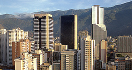 A venezuelai főváros, Caracas központja