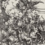 Albrecht Dürer: Az Apokalipszis lovasai (1497, reneszánsz)