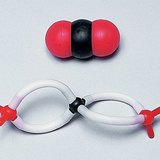 A szén-dioxid-molekula kalott- és pálcikamodellje