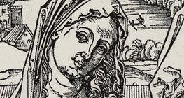 Albrecht Dürer: A szent család három nyúllal (1497, reneszánsz, részlet)