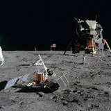Edwin Aldrin, az Apollo–11 űrhajósa a Holdon