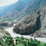 Az Indus folyó völgye Pakisztánban