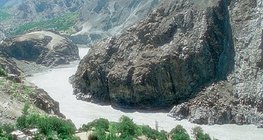 Az Indus folyó völgye Pakisztánban