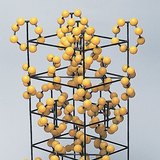 Model of the sulphur's crystal lattice