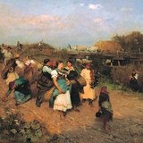 Deák-Ébner Lajos: Hazatérő aratók (Magyar Nemzeti Galéria)