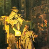 Henning Brand német alkimista, a foszfor felfedezője (1669 körül)