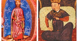IV. Béla magyar király és Dzsingisz kán mongol hadvezér