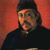 Gauguin: Önarckép palettával (1893, posztimpresszionizmus)