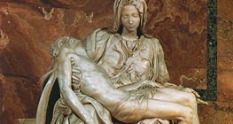 Michelangelo: Pieta (Róma, 1498–1499, márvány)