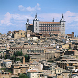 Toledo óvárosának látképe
