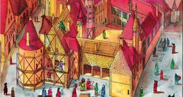 Gazdag polgár háza (Bourges, 15. század közepe, gótikus)