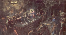 Tintoretto: Utolsó vacsora (1592–1594, manierizmus)