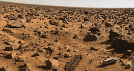 A Mars felszíne (a Viking-űrszonda felvételén)