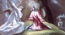 El Greco: Krisztus az olajfák hegyén (1610–1614, manierizmus, részlet)