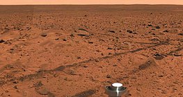 A Mars kopár felszíne a Spirit felvételén