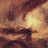 Turner: Gőzhajó hóviharban (1842, romantika)
