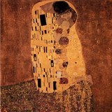 Klimt: A csók (1907–1908, szecesszió)