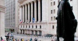 A New York-i tőzsde a Wall Streeten 