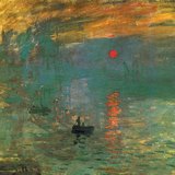 Claude Monet: A felkelő nap impressziója (1872, impresszionizmus)
