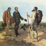 Courbet: Jó napot, Courbet Úr! (1854, realizmus)