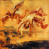 Rubens: Ikarosz zuhanása