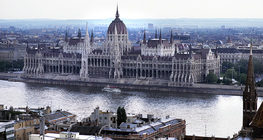 Az Országház épülete Budapesten