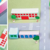Utcarészlet készítése dobozokból 
