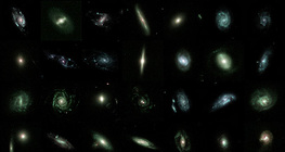 Különböző formájú galaxisok