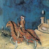 Simone Martini: Guidoriccio da Fogliano Montemassi ostromakor (1328, reneszánsz)