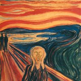 Munch: Sikoly (olaj, 1893)