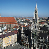 A müncheni Marienplatz