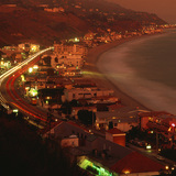 Malibu látképe éjszaka