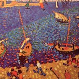 André Derain: A Collioure-i kikötő (1905, avantgárd)